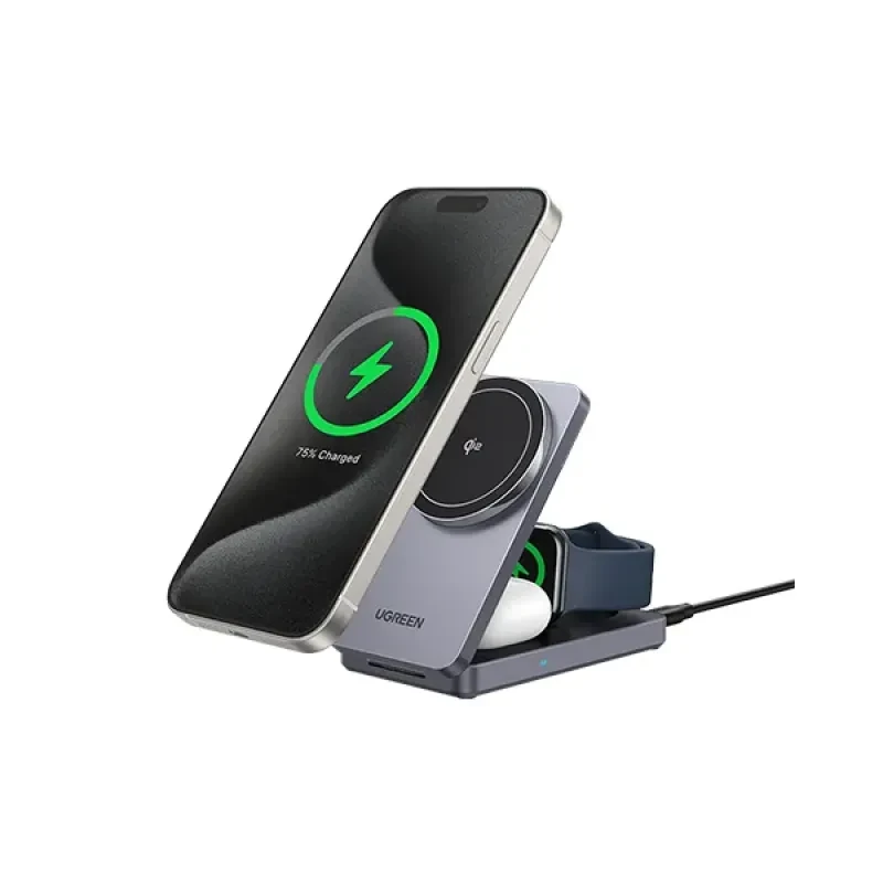 Ugreen W707 (45025) 3-in-1 25W Magnetic Wireless Charger