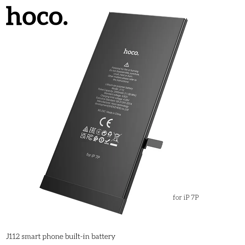 Hoco J112 Smart Li-Polymer 2900mAh Battery For IPhone 7 Plus