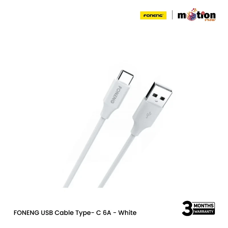 Foneng USB Cable Type- C 6A