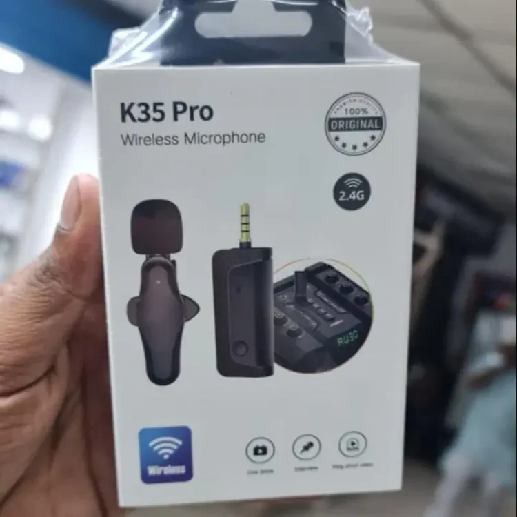 K35 Dual Wireless Microphone For 3.5mm Devices Price in Bangladesh