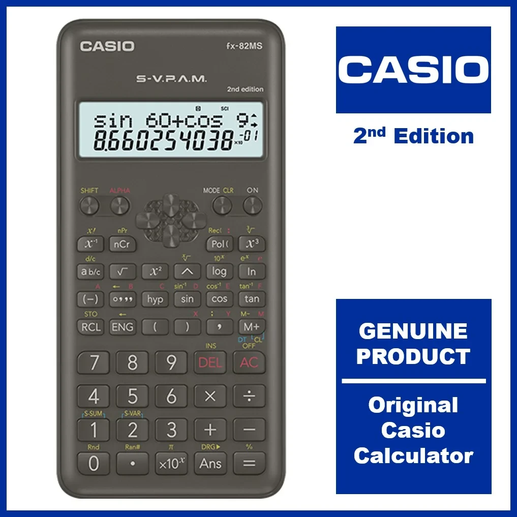 Casio fx-82MS-2 Scientific Calculator