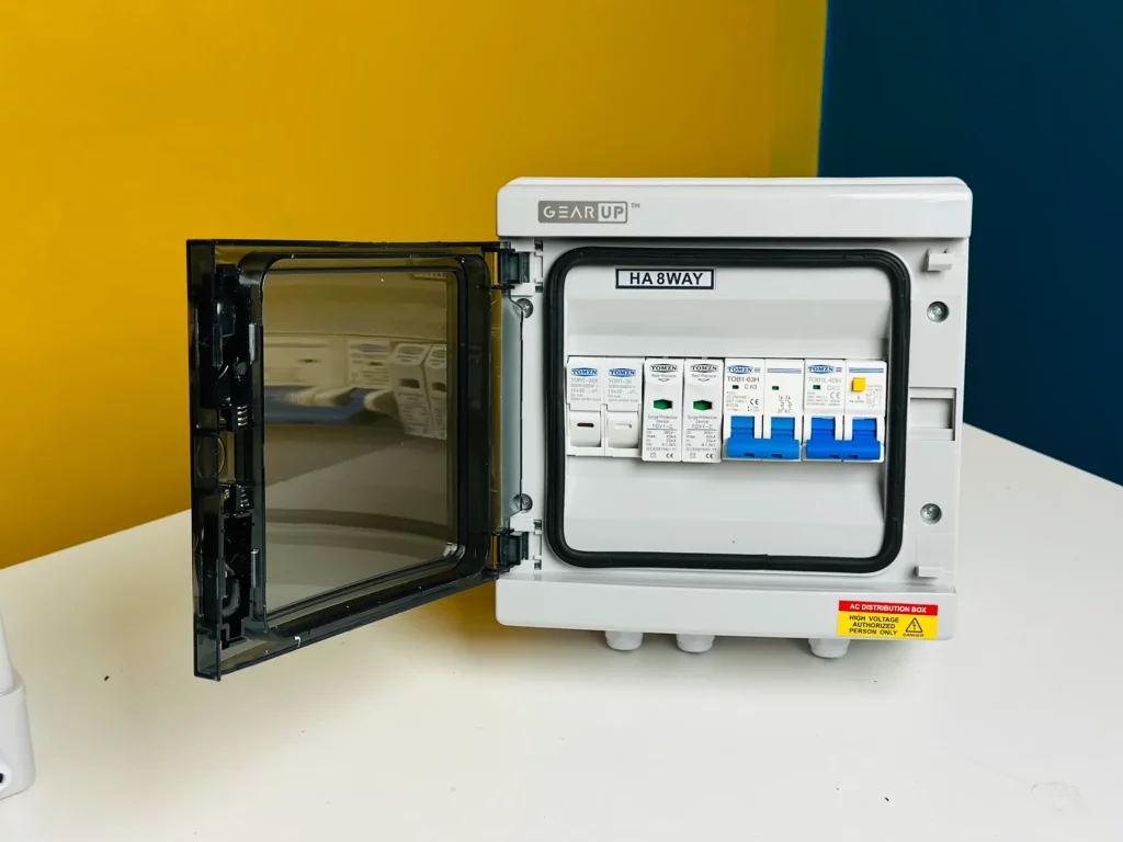 GearUP AC Distribution Box 8 Way (1 in 1 Out)