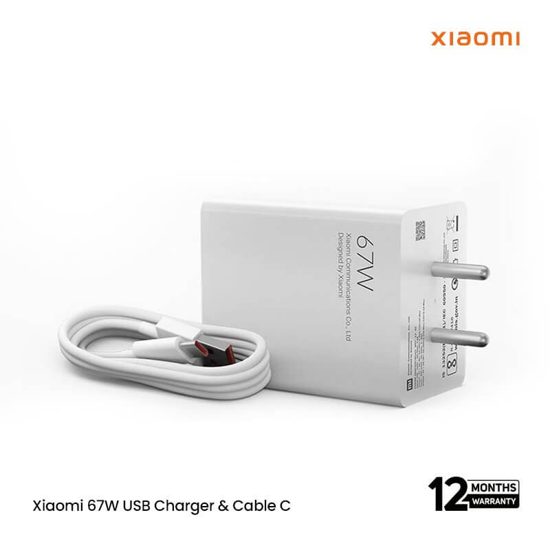 Xiaomi 67W USB Charger with Type-C Cable