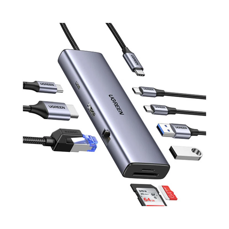 Ugreen Revodok CM498 (15375) USB-C Multifunction 9-in-1 Docking Station