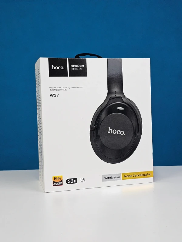 Hoco W37 Extra Bass Active Noise Cancellation ANC Wireless Headphone