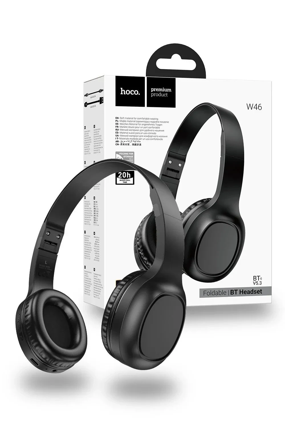 Hoco W46 HIFI Audio Bluetooth Headphones