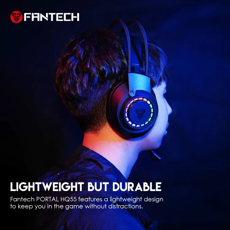 Fantech Portal HQ55 RGB Gaming Headphone