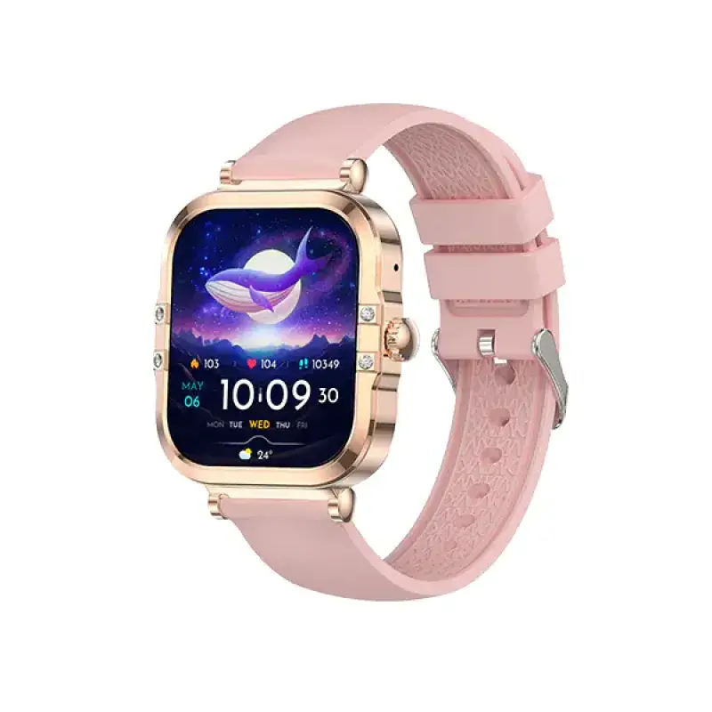 Blisbond Pearl AMOLED Display Bluetooth Calling Smart Watch for Women