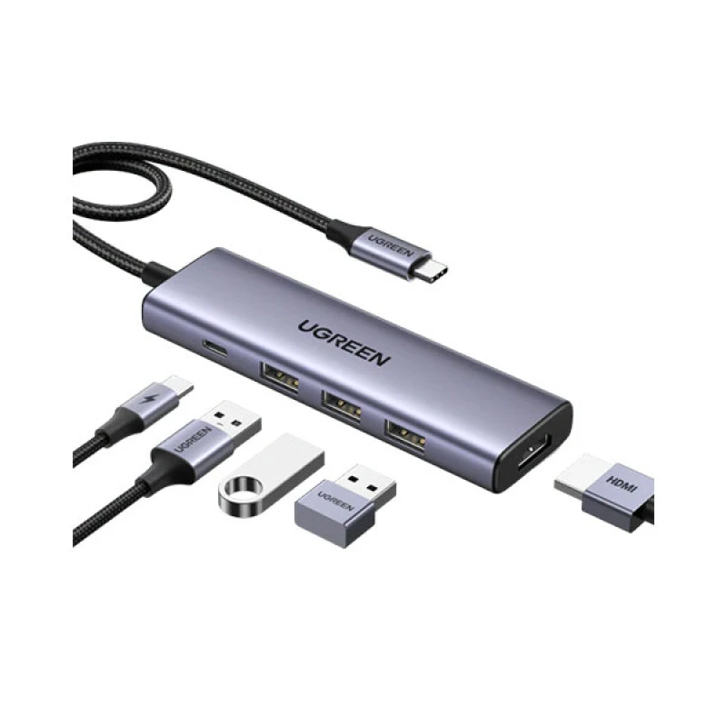 Ugreen CM511 (15596) USB-C Multifunction 5-in-1 Docking Station